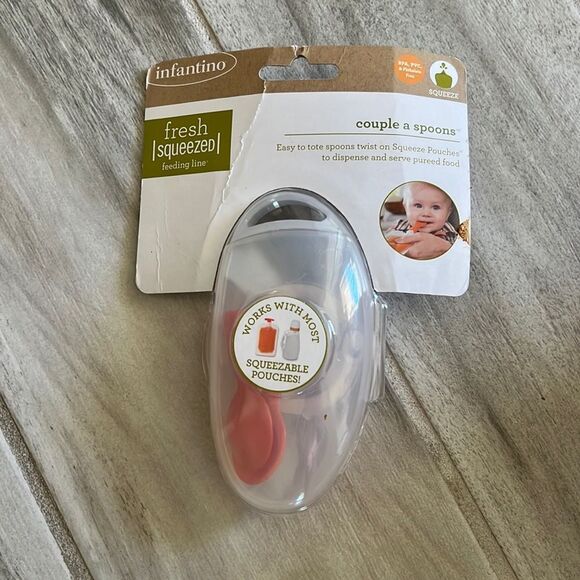 Infantino Squeeze Station Spoons - Picture 1 of 3
